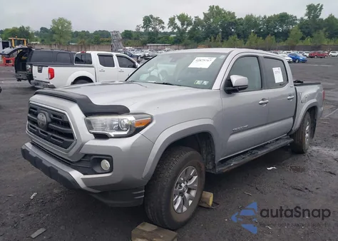 2018 Toyota Tacoma Dbl Cab/Sr/Trdspt/Or/Pro из США, поврежденный, VIN 3TMCZ5AN3JM149334
